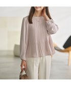 【組曲/KUMIKYOKU】の【WEB限定】ジョーゼットシフォンプリーツ ブラウス 人気、トレンドファッション・服の通販 founy(ファニー) ファッション Fashion レディースファッション WOMEN トップス・カットソー Tops/Tshirt シャツ/ブラウス Shirts/Blouses インナー Inner エレガント 上品 Elegant カーディガン Cardigan シアー Sheer シフォン Chiffon ジャケット Jacket ジョーゼット Georgette ドレープ Drape バランス Balance プリーツ Pleats A/W・秋冬 Aw・Autumn/Winter・Fw・Fall-Winter S/S・春夏 Ss・Spring/Summer 夏 Summer thumbnail ピンクベージュ系|ID: prp329100004110683 ipo3291000000027983677