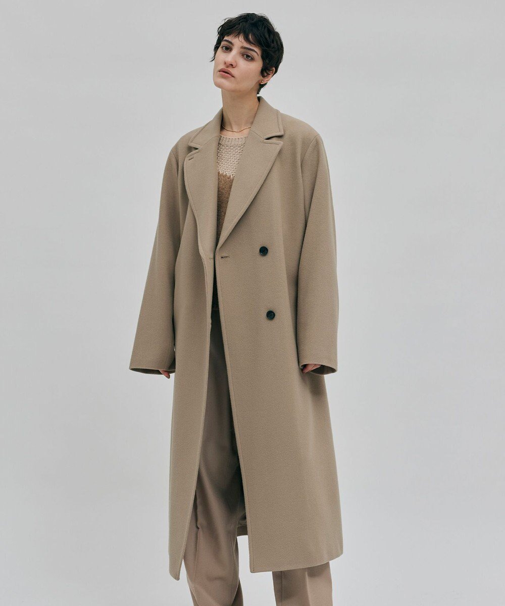 【ベイジ,/BEIGE,】のGABELLE / ロング丈チェスターウールコート 人気、トレンドファッション・服の通販 founy(ファニー) 　ファッション　Fashion　レディースファッション　WOMEN　アウター　Coat Outerwear　コート　Coats　ジャケット　Jackets　チェスターコート　Top Coat　A/W・秋冬　Aw・Autumn/Winter・Fw・Fall-Winter　インナー　Inner　シェイプ　Shape　シンプル　Simple　ジャケット　Jacket　チェスターコート　Chester Coat　メルトン　Melton　ロング　Long　 other-1|ID: prp329100004110701 ipo3291000000027983786