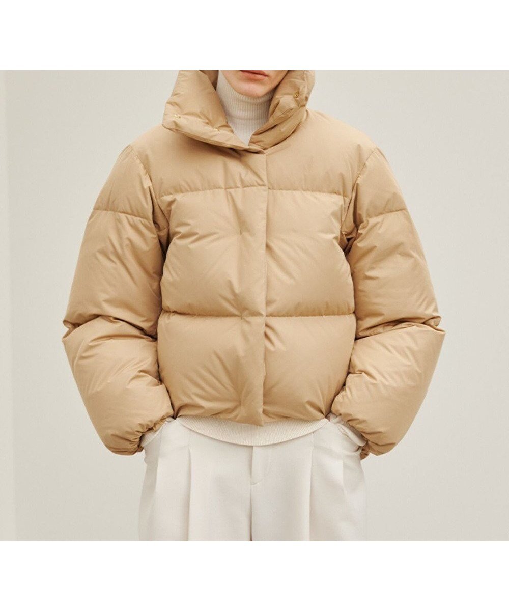 【ベイジ,/BEIGE,】のLACAN / ドロスト付きショートダウン 人気、トレンドファッション・服の通販 founy(ファニー) 　ファッション　Fashion　レディースファッション　WOMEN　アウター　Coat Outerwear　コート　Coats　ジャケット　Jackets　インナー　Inner　軽量　Lightweight　ショート　Short　ジャケット　Jacket　タフタ　Taffeta　ダウン　Down　ドット　Dot　フェザー　Feather　フォルム　Form　ワイド　Wide　A/W・秋冬　Aw・Autumn/Winter・Fw・Fall-Winter　おすすめ　Recommend　 other-1|ID: prp329100004110705 ipo3291000000027983816