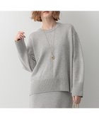 【23区/NIJYUSANKU】の【洗える】カシミヤブレンド クルーネック ニット ライトグレー系|ID:prp329100004110807