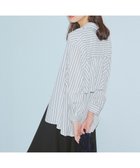 【エニィ スィス/any SiS】の【洗える】バックシャンイージーケア シャツ 人気、トレンドファッション・服の通販 founy(ファニー) ファッション Fashion レディースファッション WOMEN トップス・カットソー Tops/Tshirt シャツ/ブラウス Shirts/Blouses A/W・秋冬 Aw・Autumn/Winter・Fw・Fall-Winter シンプル Simple ストライプ Stripe パール Pearl フレア Flare フロント Front 洗える Washable 羽織 Haori thumbnail オフ×ストライプ|ID: prp329100004110847 ipo3291000000027984537