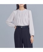 【組曲/KUMIKYOKU】の【WEB限定】ジョーゼットシフォン タックブラウス 人気、トレンドファッション・服の通販 founy(ファニー) ファッション Fashion レディースファッション WOMEN トップス・カットソー Tops/Tshirt シャツ/ブラウス Shirts/Blouses インナー Inner カーディガン Cardigan シアー Sheer シフォン Chiffon ジャケット Jacket ジョーゼット Georgette ドレープ Drape A/W・秋冬 Aw・Autumn/Winter・Fw・Fall-Winter S/S・春夏 Ss・Spring/Summer 夏 Summer エレガント 上品 Elegant thumbnail ピンクベージュ系|ID: prp329100004110848 ipo3291000000027984541