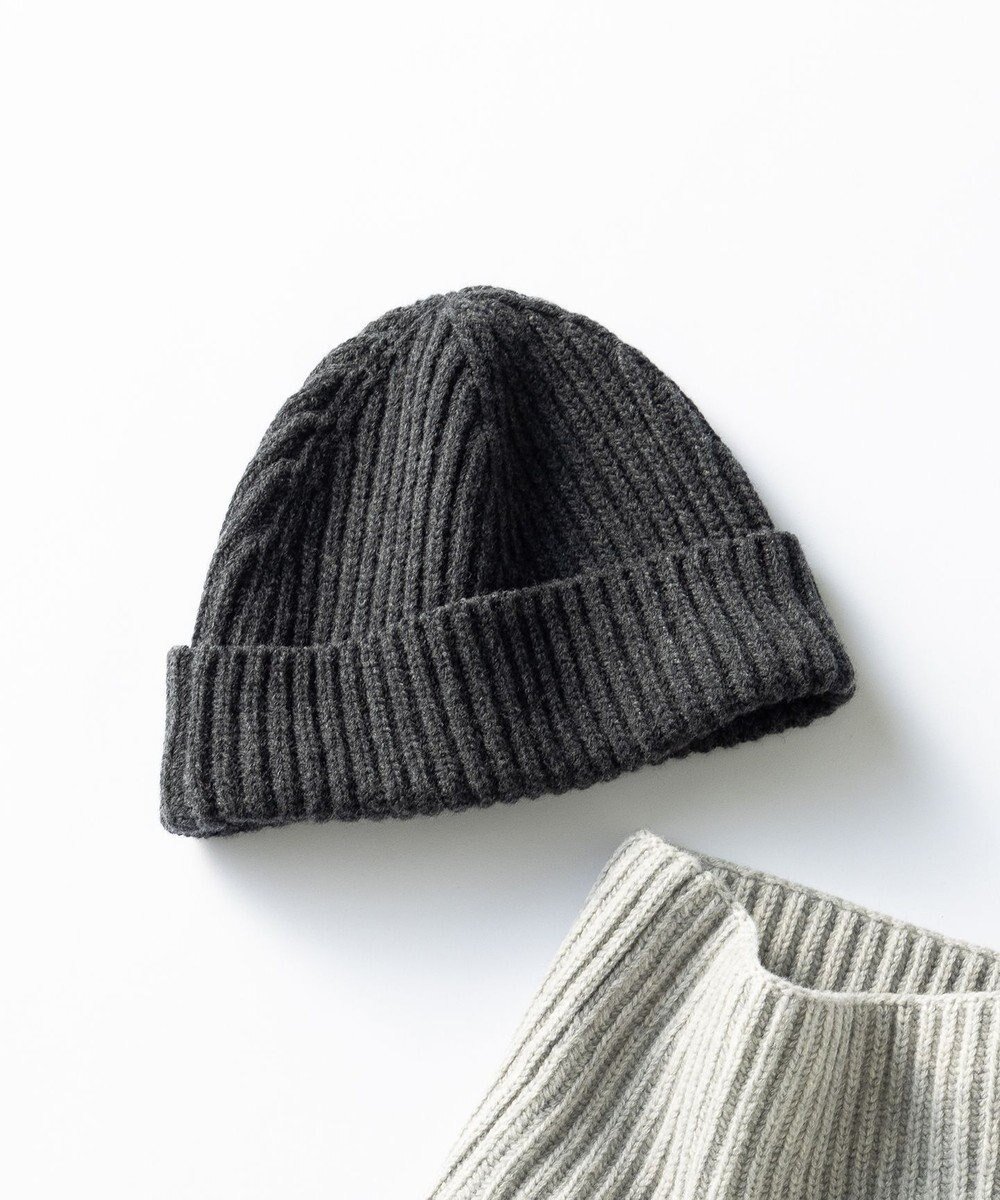 【23区/NIJYUSANKU】の【洗える】カシミヤブレンド ニット帽 インテリア・キッズ・メンズ・レディースファッション・服の通販 founy(ファニー) 　ファッション　Fashion　レディースファッション　Fashion for Women　トップス・カットソー　Cut & Sew Tops　ニット　Knit Tops & Sweaters　キャップ&ハット　Hats & Caps　イタリア　Italy　洗える　Machine Washable　畦　Ribbed Knit　キャップ　Cap, Baseball Cap　クール　Cool, Chic　帽子　Hat, Headwear　A/W・秋冬　Autumn/Winter　冬　Winter / This Winter　2024年　2024　2024-2025秋冬・A/W　Autumn/Winter 2024–25 AW24–25　グレー系|ID: prp329100004111954 ipo3291000000034269717