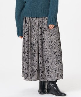 【23区/NIJYUSANKU】の【先行予約】Ratti ペイズリープリント ティアード スカート 人気、トレンドファッション・服の通販 founy(ファニー) ファッション Fashion レディースファッション WOMEN スカート Skirt ティアードスカート Tiered Skirts イタリア Italy エレガント 上品 Elegant オリエンタル Oriental ギャザー Gather グラデーション Gradation ジャカード Jacquard ジョーゼット Georgette ティアード Tiered トレンド Trend パターン Pattern プリント Print ペイズリー Paisley モダン Modern モチーフ Motif 冬 Winter A/W・秋冬 Aw・Autumn/Winter・Fw・Fall-Winter 2024年 2024 2024-2025秋冬・A/W Aw/Autumn/Winter/Fw/Fall/2024-2025 |ID:prp329100004111962