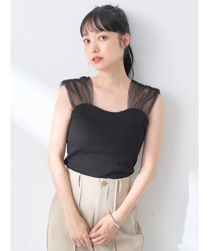 【アースミュージックアンドエコロジー/earth music&ecology】のチュールドッキングカップ付キャミソール インテリア・キッズ・メンズ・レディースファッション・服の通販 founy(ファニー) https://founy.com/ ファッション Fashion レディースファッション WOMEN トップス・カットソー Tops/Tshirt キャミソール / ノースリーブ No Sleeves おすすめ Recommend インナー Inner カッティング Cutting キャミソール Camisole コンパクト Compact ショルダー Shoulder ポケット Pocket A/W・秋冬 Aw・Autumn/Winter・Fw・Fall-Winter |ID: prp329100004111984 ipo3291000000031892282