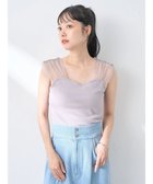【アースミュージックアンドエコロジー/earth music&ecology】のチュールドッキングカップ付キャミソール Gray|ID: prp329100004111984 ipo3291000000031892289