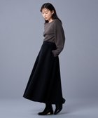 【アンクレイヴ/uncrave】のリバー フレア スカート(uncrave STANDARD) 人気、トレンドファッション・服の通販 founy(ファニー) ファッション Fashion レディースファッション WOMEN スカート Skirt Aライン/フレアスカート Flared A-Line Skirts A/W・秋冬 Aw・Autumn/Winter・Fw・Fall-Winter スタンド Stand セットアップ Set Up フレア Flare ブルゾン Blouson エレガント 上品 Elegant thumbnail ブラック|ID: prp329100004112105 ipo3291000000029424853