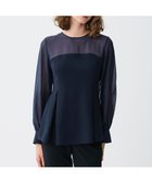 【アンクレイヴ/uncrave】の【防シワ・洗濯機洗い可】ウォッシャブルダブルクロス ビスチェ ブラウス ネイビー|ID: prp329100004112210 ipo3291000000031889545