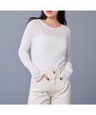 【アンクレイヴ/uncrave】のアルビニスタシフォンテレコ ボートネック カットソー(uncrave STANDARD) オフ|ID: prp329100004112244 ipo3291000000031864425