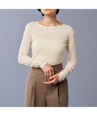 【アンクレイヴ/uncrave】のアルビニスタシフォンテレコ ボートネック カットソー(uncrave STANDARD) エクリュ|ID: prp329100004112244 ipo3291000000031864427