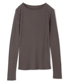 【アンクレイヴ/uncrave】のアルビニスタシフォンテレコ ボートネック カットソー(uncrave STANDARD) チャコールブラウン|ID: prp329100004112244 ipo3291000000031864429
