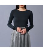 【アンクレイヴ/uncrave】のアルビニスタシフォンテレコ ボートネック カットソー(uncrave STANDARD) スレート|ID: prp329100004112244 ipo3291000000031864430
