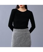 【アンクレイヴ/uncrave】のアルビニスタシフォンテレコ ボートネック カットソー(uncrave STANDARD) ブラック|ID: prp329100004112244 ipo3291000000031864431
