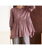 【エニィ スィス/any SiS】の【洗える】かさねシャーリング ブラウス 人気、トレンドファッション・服の通販 founy(ファニー) ファッション Fashion レディースファッション WOMEN トップス・カットソー Tops/Tshirt シャツ/ブラウス Shirts/Blouses A/W・秋冬 Aw・Autumn/Winter・Fw・Fall-Winter カフス Cuffs シャーリング Shirring ツイル Twill フェミニン Feminine エレガント 上品 Elegant 洗える Washable thumbnail スモーキーピンク|ID: prp329100004112265 ipo3291000000028144480