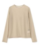 【アンクレイヴ/uncrave】のトリコットシフォン クルーネック カットソー(uncrave STANDARD) ベージュ|ID: prp329100004112271 ipo3291000000028003049