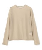 【アンクレイヴ/uncrave】のトリコットシフォン クルーネック カットソー(uncrave STANDARD) ベージュ|ID: prp329100004112271 ipo3291000000031661737