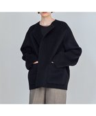 【ベイジ,/BEIGE,】の【WEB限定】VERDUN / ウールリバーショートコート Black|ID:prp329100004113171