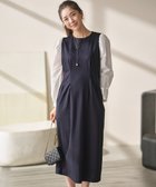 【組曲/KUMIKYOKU】のシャツスリーブポンチ ワンピース 人気、トレンドファッション・服の通販 founy(ファニー) ファッション Fashion レディースファッション WOMEN ワンピース Dress シルケット Mercerization トレンド Trend ドッキング Docking フォルム Form A/W・秋冬 Aw・Autumn/Winter・Fw・Fall-Winter エレガント 上品 Elegant thumbnail ネイビー×オフ系|ID: prp329100004113173 ipo3291000000028016565