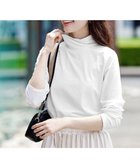 【ティアクラッセ/Tiaclasse】の【安田美沙子さん着用・選べる4type】ハイネックカットソートップス 無地オフホワイト|ID: prp329100004113178 ipo3291000000035870339