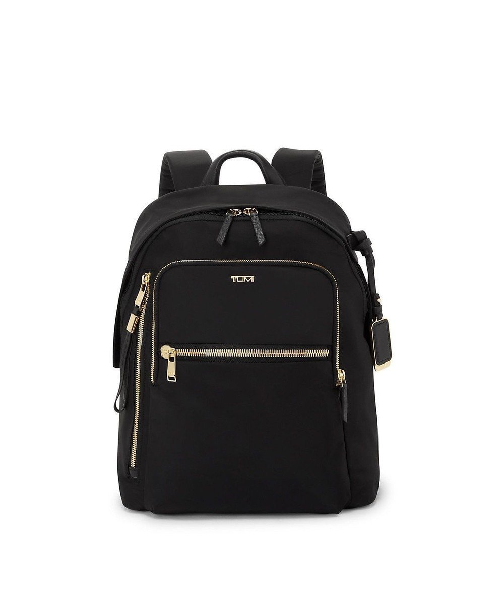 【トゥミ/TUMI】のVOYAGEUR 「ホールジー」バックパック インテリア・キッズ・メンズ・レディースファッション・服の通販 founy(ファニー) 　ファッション　Fashion　レディースファッション　WOMEN　バッグ　Bag　アクセサリー　Accessories　軽量　Lightweight　雑誌　Magazine　ダブル　Double　チャーム　Charm　フロント　Front　ポケット　Pocket　マグネット　Magnet　リュック　Ruck Sack　ループ　Loop　ビジネス 仕事 通勤　Business　BLACK/GOLD|ID: prp329100004113187 ipo3291000000031902216