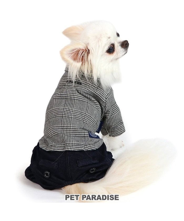 【ペットパラダイス/PET PARADISE / GOODS】のJ.PRESS パンツ つなぎ 《グレンチェック》 小型犬 インテリア・キッズ・メンズ・レディースファッション・服の通販 founy(ファニー) https://founy.com/ A/W・秋冬 Aw・Autumn/Winter・Fw・Fall-Winter イレギュラー Irregular チェック Check 犬 Dog 秋 Autumn/Fall ホーム・キャンプ・アウトドア・お取り寄せ Home,Garden,Outdoor,Camping Gear ペットグッズ Pet Supplies |ID: prp329100004118554 ipo3291000000028071767