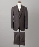 【五大陸/gotairiku / MEN】の【ZEGNA/ゼニア】ISLANDFLEECE/アイランドフリース 3ピーススーツ(ブラウン×格子) 人気、トレンドファッション・服の通販 founy(ファニー) ファッション Fashion メンズファッション MEN セットアップ Setup/Men A/W・秋冬 Aw・Autumn/Winter・Fw・Fall-Winter おすすめ Recommend シェイプ Shape スーツ Suit セットアップ Set Up テーパード Tapered レギュラー Regular thumbnail ダークブラウン系4|ID: prp329100004118573 ipo3291000000028071817