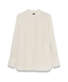【ジョゼフ/JOSEPH】の【WEB OUTLET限定・洗える】テックデシン モロカンネックブラウス 人気、トレンドファッション・服の通販 founy(ファニー) ファッション Fashion レディースファッション Fashion for Women トップス・カットソー Cut & Sew Tops シャツ・ブラウス・オフィスカジュアル Elegant Blouses & Button-Ups 洗える Machine Washable シルク Silk, 100% Silk シンプル Simple, Minimal スペシャル Special, Limited Edition ドレープ Drape, Draping Fabric フィット Fit, Slim Fit レギュラー Regular, Standard Fit A/W・秋冬 Autumn/Winter アウトレット Outlet / Clearance thumbnail Vanilla|ID: prp329100004118600 ipo3291000000033196657