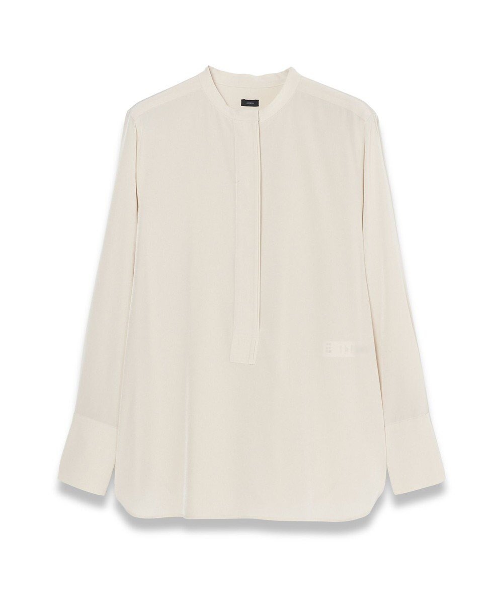 【ジョゼフ/JOSEPH】の【WEB OUTLET限定・洗える】テックデシン モロカンネックブラウス インテリア・キッズ・メンズ・レディースファッション・服の通販 founy(ファニー) ファッション Fashion レディースファッション Fashion for Women トップス・カットソー Cut & Sew Tops シャツ・ブラウス・オフィスカジュアル Elegant Blouses & Button-Ups 洗える Machine Washable シルク Silk, 100% Silk シンプル Simple, Minimal スペシャル Special, Limited Edition ドレープ Drape, Draping Fabric フィット Fit, Slim Fit レギュラー Regular, Standard Fit A/W・秋冬 Autumn/Winter アウトレット Outlet / Clearance Vanilla|ID: prp329100004118600 ipo3291000000034757185