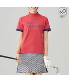 【23区 ゴルフ/NIJYUSANKU GOLF】の【WOMEN】【吸水速乾/UVカット】モックネックシャツ 人気、トレンドファッション・服の通販 founy(ファニー) ファッション Fashion レディースファッション WOMEN トップス・カットソー Tops/Tshirt シャツ/ブラウス Shirts/Blouses パーカ Sweats スウェット Sweat 2024年 2024 2024-2025秋冬・A/W Aw/Autumn/Winter/Fw/Fall/2024-2025 A/W・秋冬 Aw・Autumn/Winter・Fw・Fall-Winter カットソー Cut And Sew スウェット Sweat トレンド Trend パープル Purple フロント Front プリント Print モックネック Mock Neck 半袖 Short Sleeve 吸水 Water Absorption 軽量 Lightweight thumbnail レッド系|ID: prp329100004118601 ipo3291000000028071920