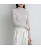 【23区/NIJYUSANKU】の【洗える】シアーラメタートル ニット シルバー系|ID: prp329100004118619 ipo3291000000032076186