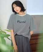 【エニィファム/any FAM】のフロッキーロゴテールTシャツ 人気、トレンドファッション・服の通販 founy(ファニー) ファッション Fashion レディースファッション WOMEN トップス・カットソー Tops/Tshirt シャツ/ブラウス Shirts/Blouses ロング / Tシャツ T-Shirts カットソー Cut and Sewn S/S・春夏 Ss・Spring/Summer おすすめ Recommend インナー Inner カットソー Cut And Sew シンプル Simple ベーシック Basic ラウンド Round 夏 Summer 春 Spring 秋 Autumn/Fall thumbnail ボーダー|ID: prp329100004118640 ipo3291000000028072177