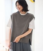 【エニィファム/any FAM】の【洗濯機可】スリットニットベスト 人気、トレンドファッション・服の通販 founy(ファニー) ファッション Fashion レディースファッション WOMEN アウター Coat Outerwear トップス・カットソー Tops/Tshirt ニット Knit Tops ベスト/ジレ Gilets/Vests A/W・秋冬 Aw・Autumn/Winter・Fw・Fall-Winter おすすめ Recommend アクリル Acrylic シンプル Simple スラックス Slacks スリット Slit デニム Denim ベスト Vest ベーシック Basic thumbnail チャコールグレー|ID: prp329100004118652 ipo3291000000028072271