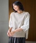 【エニィファム/any FAM】の【洗濯機可】スリットニットベスト 人気、トレンドファッション・服の通販 founy(ファニー) ファッション Fashion レディースファッション WOMEN アウター Coat Outerwear トップス・カットソー Tops/Tshirt ニット Knit Tops ベスト/ジレ Gilets/Vests A/W・秋冬 Aw・Autumn/Winter・Fw・Fall-Winter おすすめ Recommend アクリル Acrylic シンプル Simple スラックス Slacks スリット Slit デニム Denim ベスト Vest ベーシック Basic thumbnail サンドベージュ|ID: prp329100004118652 ipo3291000000028072276