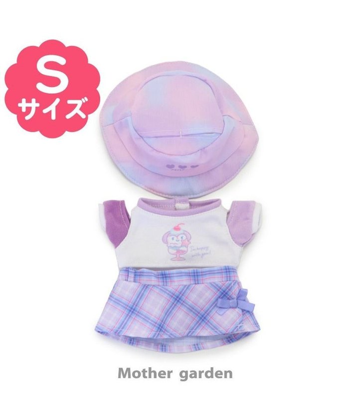 【マザーガーデン/Mother garden / GOODS】のマザーガーデン うさももドール用着せ替え服 Sサイズ 《パープルチェック》 インテリア・キッズ・メンズ・レディースファッション・服の通販 founy(ファニー) https://founy.com/ ガーデン Garden トレーナー Trainer |ID: prp329100004118711 ipo3291000000028072657