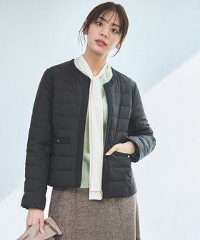 【エニィ スィス/any SiS】の【撥水・洗える】2WAYノーカラーダウン ジャケット 人気、トレンドファッション・服の通販 founy(ファニー) ファッション Fashion レディースファッション WOMEN アウター Coat Outerwear コート Coats ジャケット Jackets A/W・秋冬 Aw・Autumn/Winter・Fw・Fall-Winter インナー Inner ジャケット Jacket タフタ Taffeta ダウン Down フェザー Feather フェミニン Feminine エレガント 上品 Elegant 洗える Washable |ID:prp329100004118785