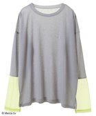 【グリーンパークス/Green Parks】のMiffy/袖配色シアーープルオーバー Gray|ID: prp329100004118793 ipo3291000000028072955