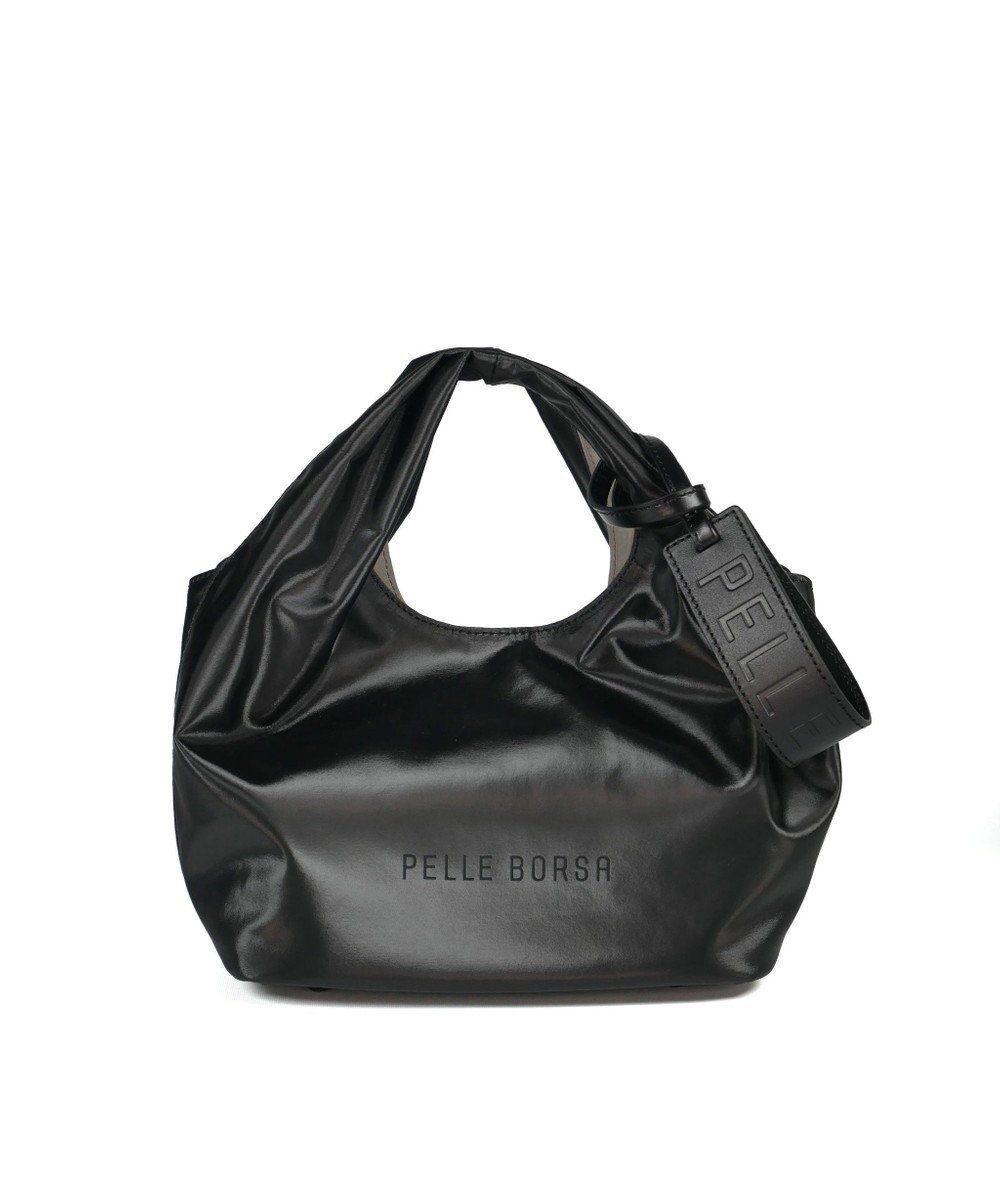 【ペレボルサ/PELLE BORSA】の手提げバッグ Cheers 4697 インテリア・キッズ・メンズ・レディースファッション・服の通販 founy(ファニー) 　ファッション　Fashion　レディースファッション　WOMEN　コンパクト　Compact　抗菌　Antibacterial　軽量　Lightweight　財布　Wallet　ハンドバッグ　Handbag　フォルム　Form　フロント　Front　プリント　Print　ポケット　Pocket　ポーチ　Pouch　マグネット　Magnet　ループ　Loop　NEW・新作・新着・新入荷　New Arrivals　おすすめ　Recommend　エレガント 上品　Elegant　ブラック|ID: prp329100004118817 ipo3291000000028073032