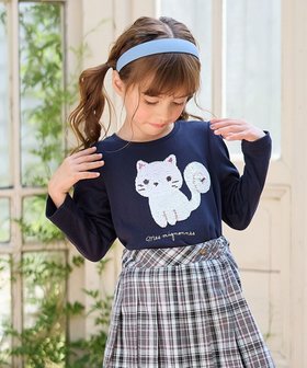 【エニファム/any FAM / KIDS】のミラクルスパンコール長袖Tシャツ 人気、トレンドファッション・服の通販 founy(ファニー) ファッション Fashion キッズファッション KIDS トップス・カットソー Tops/Tees/Kids カットソー Cut And Sew スパンコール Sequins 定番 Standard 長袖 Long Sleeve パターン Pattern ポケット Pocket モチーフ Motif A/W・秋冬 Aw・Autumn/Winter・Fw・Fall-Winter |ID:prp329100004119009