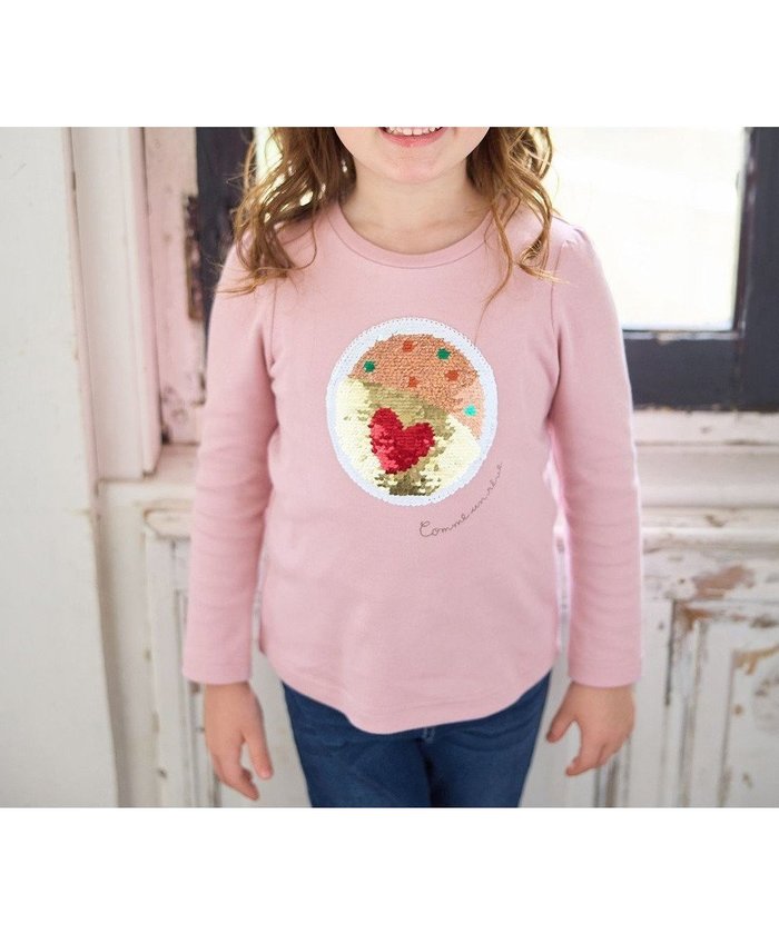 【エニファム/any FAM / KIDS】のミラクルスパンコール長袖Tシャツ インテリア・キッズ・メンズ・レディースファッション・服の通販 founy(ファニー) https://founy.com/ ファッション Fashion キッズファッション KIDS トップス・カットソー Tops/Tees/Kids カットソー Cut And Sew スパンコール Sequins 定番 Standard 長袖 Long Sleeve パターン Pattern ポケット Pocket モチーフ Motif A/W・秋冬 Aw・Autumn/Winter・Fw・Fall-Winter 再入荷 Restock/Back In Stock/Re Arrival |ID: prp329100004119009 ipo3291000000031707817