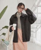 【ウィゴー/WEGO】の【ユニセックス着用ITEM/MLサイズ展開】USPOLOフェイクレザージャケット ブラック|ID:prp329100004119025