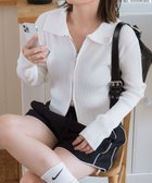 【ウィゴー/WEGO】のWジップコンパクトニットカーデ 人気、トレンドファッション・服の通販 founy(ファニー) ファッション Fashion レディースファッション WOMEN トップス・カットソー Tops/Tshirt ニット Knit Tops カーディガン Cardigans A/W・秋冬 Aw・Autumn/Winter・Fw・Fall-Winter おすすめ Recommend カーディガン Cardigan スマホ Smartphone デニム Denim トレンド Trend プリーツ Pleats 春 Spring 秋 Autumn/Fall 羽織 Haori thumbnail ホワイト|ID: prp329100004119055 ipo3291000000028082064