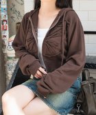 【ウィゴー/WEGO】のバタフライWジップショートパーカー 人気、トレンドファッション・服の通販 founy(ファニー) ファッション Fashion レディースファッション WOMEN トップス・カットソー Tops/Tshirt パーカ Sweats A/W・秋冬 Aw・Autumn/Winter・Fw・Fall-Winter おすすめ Recommend インナー Inner ショート Short スマホ Smartphone タンク Tank トレンド Trend バタフライ Butterfly パーカー Hoodie フロント Front ロング Long 秋 Autumn/Fall thumbnail ブラウン|ID: prp329100004119060 ipo3291000000028082104