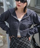 【ウィゴー/WEGO】のバタフライWジップショートパーカー 人気、トレンドファッション・服の通販 founy(ファニー) ファッション Fashion レディースファッション WOMEN トップス・カットソー Tops/Tshirt パーカ Sweats A/W・秋冬 Aw・Autumn/Winter・Fw・Fall-Winter おすすめ Recommend インナー Inner ショート Short スマホ Smartphone タンク Tank トレンド Trend バタフライ Butterfly パーカー Hoodie フロント Front ロング Long 秋 Autumn/Fall thumbnail ダークグレー|ID: prp329100004119060 ipo3291000000028082106