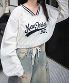 【ウィゴー/WEGO】のナイロンショートプルオーバー ホワイト|ID: prp329100004119061 ipo3291000000028082112