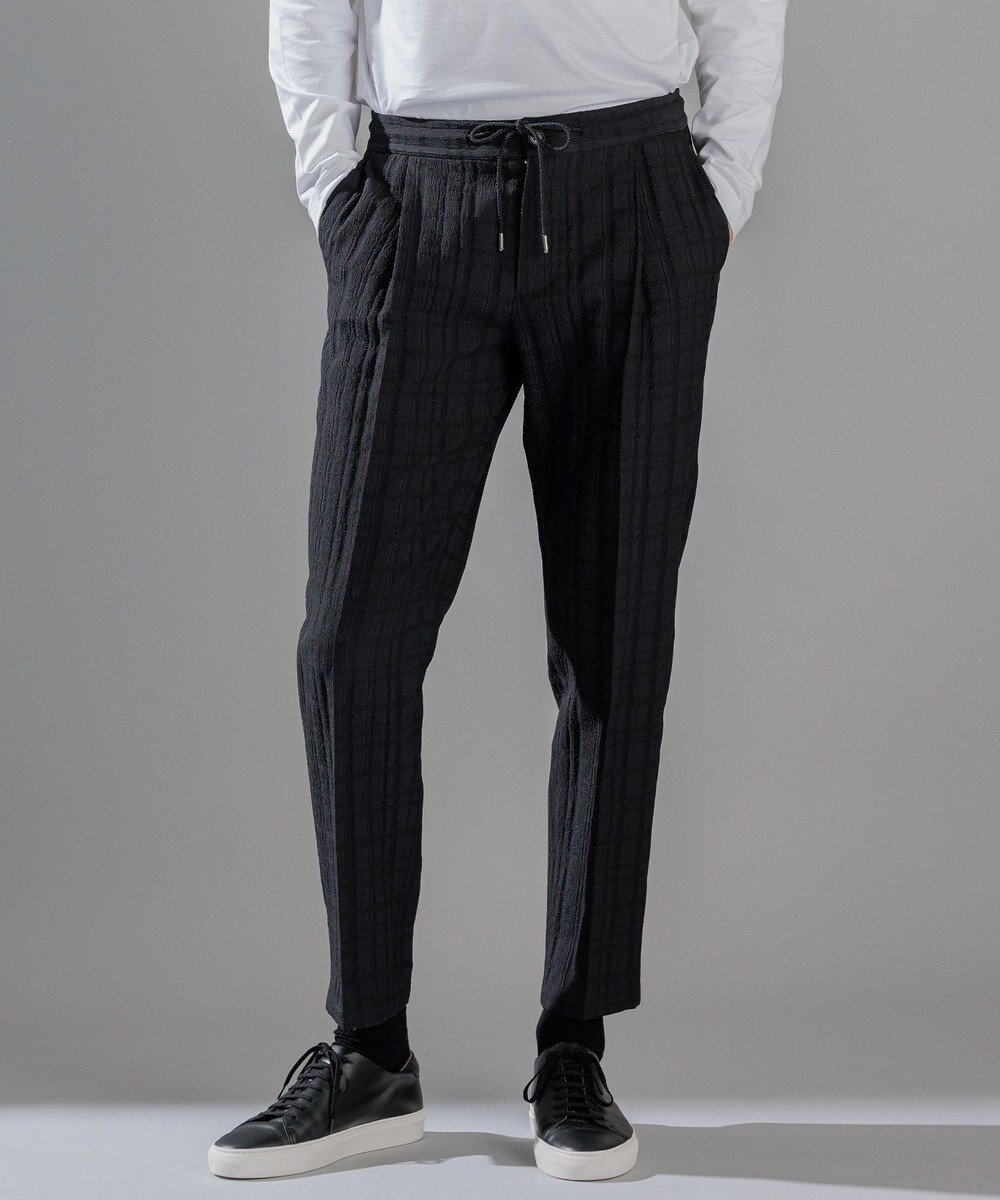 【ジョゼフ オム/JOSEPH HOMME / MEN】のグレンチェックジャガード / TEDDY EASY 人気、トレンドファッション・服の通販 founy(ファニー) 　ファッション　Fashion　メンズファッション　MEN　ボトムス　Bottoms/Men　A/W・秋冬　Aw・Autumn/Winter・Fw・Fall-Winter　おすすめ　Recommend　ストレッチ　Stretch　セットアップ　Set Up　ドローコード　Draw Cord　ポケット　Pocket　リラックス　Relax　エレガント 上品　Elegant　 other-1|ID: prp329100004119101 ipo3291000000028082481