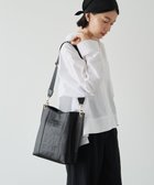 【ラシット/russet】の【2024AW新作】モノグラムプレス2wayショルダーバッグ(CE-1398) Black|ID: prp329100004119128 ipo3291000000028631390