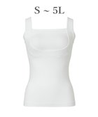 【ブラデリス ニューヨーク/BRADELIS New York】の【BRADELIS NewYork peace】綿混楽々バストキープブラキャミ24 ブラデリス 綿混素材で快適に補正 ブラトップ DB524203 オフホワイト|ID: prp329100004119861 ipo3291000000032297127