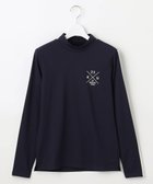 【23区 ゴルフ/NIJYUSANKU GOLF】の【WOMEN】【吸水速乾/UVカット】ベアスムースモックシャツ ネイビー系|ID: prp329100004119886 ipo3291000000028091536