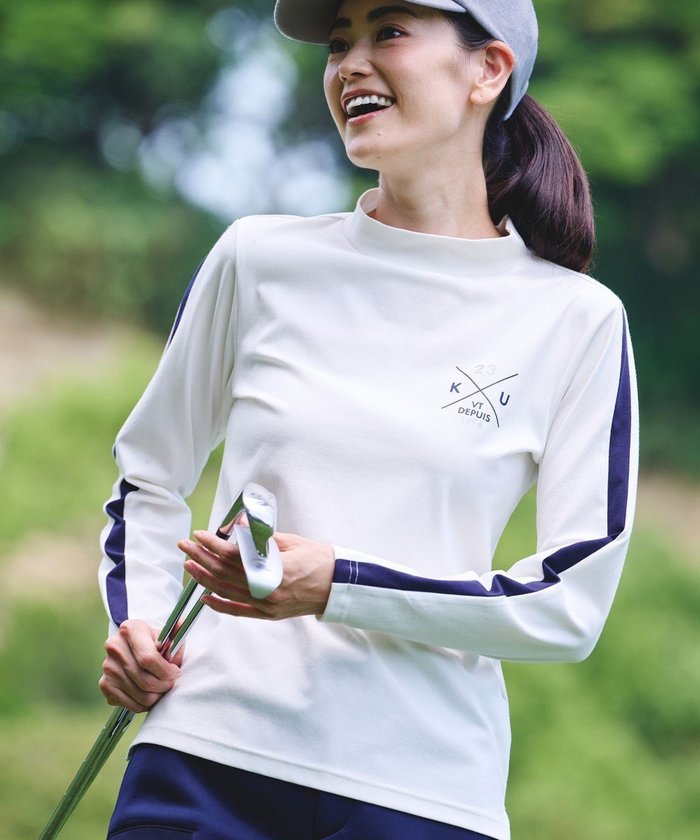 【23区 ゴルフ/NIJYUSANKU GOLF】の【WOMEN】【吸水速乾/UVカット】ベアスムースモックシャツ インテリア・キッズ・メンズ・レディースファッション・服の通販 founy(ファニー) https://founy.com/ ファッション Fashion レディースファッション WOMEN トップス・カットソー Tops/Tshirt シャツ/ブラウス Shirts/Blouses パーカ Sweats スウェット Sweat A/W・秋冬 Aw・Autumn/Winter・Fw・Fall-Winter インナー Inner シンプル Simple スウェット Sweat ストレッチ Stretch プリント Print モックネック Mock Neck 吸水 Water Absorption 秋 Autumn/Fall |ID: prp329100004119886 ipo3291000000028463066