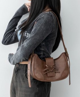 【ウィゴー/WEGO】のマルチWAYハーフムーンベルトバッグ 人気、トレンドファッション・服の通販 founy(ファニー) ファッション Fashion レディースファッション WOMEN バッグ Bag ベルト Belts ショルダー Shoulder スマホ Smartphone トレンド Trend リボン Ribbon |ID:prp329100004119915